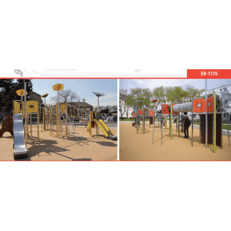 Žaidimų aikštelių kompleksas vaikams nuo 2 iki 12 metų amžiaus – kolekcija 'MEGA / MBG-2589_ME 18-3033-U29'