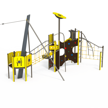 Žaidimų aikštelių kompleksas vaikams nuo 2 iki 12 metų amžiaus – kolekcija 'MEGA / MBG-2597_ME 18-3039-I22'