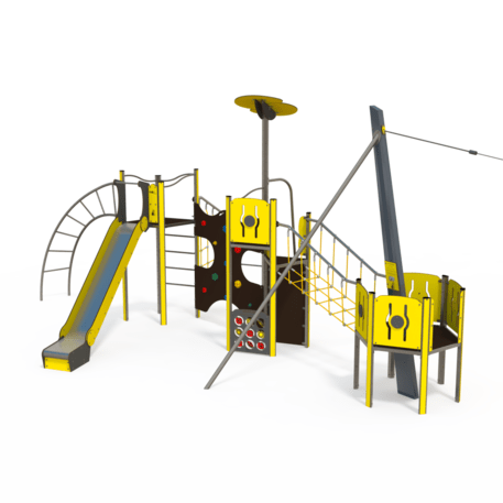 Žaidimų aikštelių kompleksas vaikams nuo 2 iki 12 metų amžiaus – kolekcija 'MEGA / MBG-2597_ME 18-3039-I22'