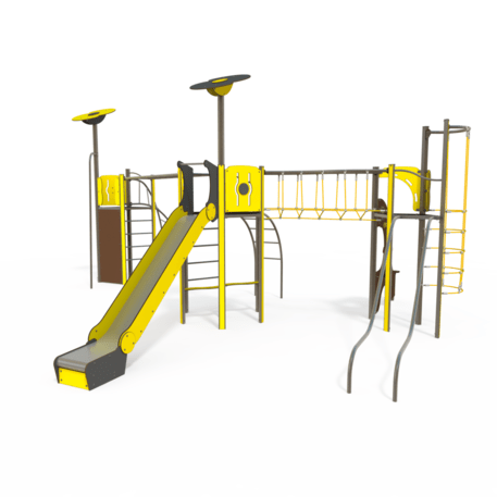 Žaidimų aikštelių kompleksas vaikams nuo 2 iki 12 metų amžiaus – kolekcija 'MEGA / MBG-2605_ME 18-3046-I22'