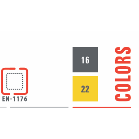 Žaidimų aikštelių kompleksas vaikams nuo 2 iki 12 metų amžiaus – kolekcija 'MEGA / MBG-2605_ME 18-3046-I22'
