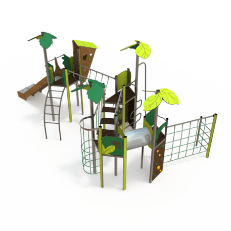 Žaidimų aikštelių kompleksas vaikams nuo 2 iki 12 metų amžiaus – kolekcija 'MEGA / MBG-2618_ME 18-4025-P15'