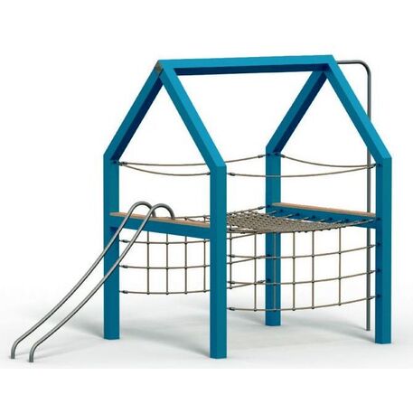 Complessi modulari per parchi giochi per bambini dai 3 ai 12 anni – collezione “Frame / Ninja” MBG-Fire station house 02616