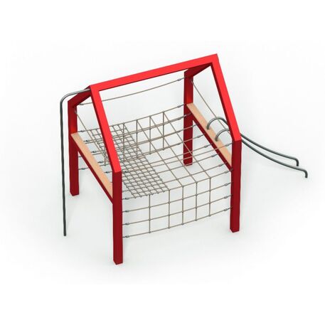 Complessi modulari per parchi giochi per bambini dai 3 ai 12 anni – collezione “Frame / Ninja” MBG-Fire station house 02616