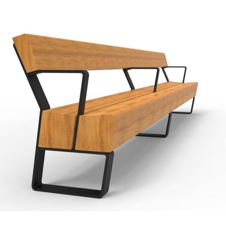 Täispuidust pink seljatoega, valmistatud tammepuidust 'Premium Collection / STF/29-04-11/MDL'