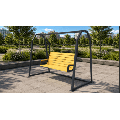 Metalinės lauko supynės su suolu 'STF/Swing-4Steel/MDL'