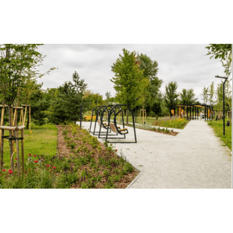Metalinės lauko supynės su suolu 'STF/Swing-4Steel/MDL'