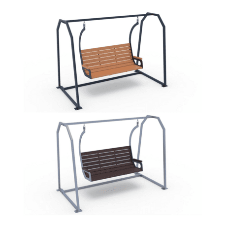 Metalinės lauko supynės su suolu 'STF/Swing-4Steel/MDL'