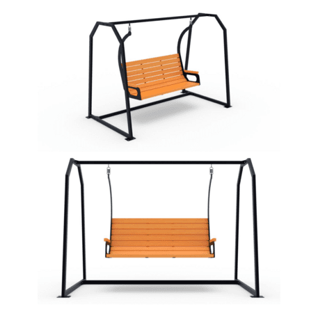 Metalinės lauko supynės su suolu 'STF/Swing-4Steel/MDL'