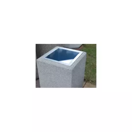 Concrete litter bin '45x45xH/60cm / 50L'