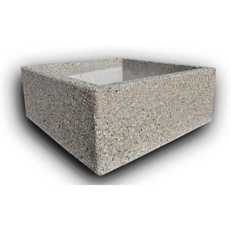 Betoninis lauko vazonas, gėlinė '100x100xH/40-60cm'