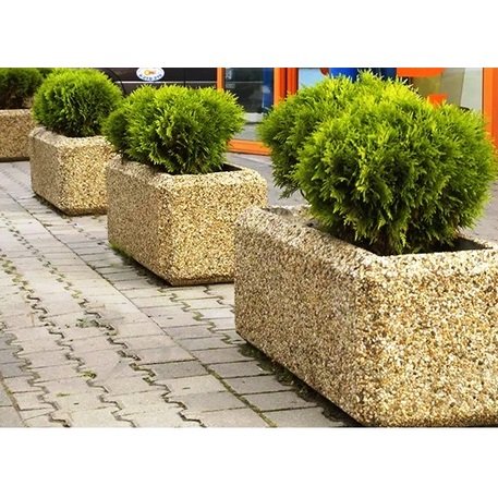 Betoninis lauko vazonas, gėlinė 120x40xH/40cm