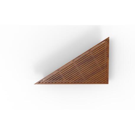 Ławka betonowa bez oparcia i z drewnianym siedziskiem Iroko 'Premium Collection / STF/13-02-77_10/MDL'