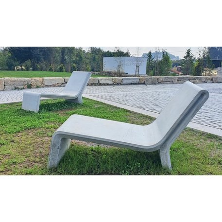 Betoninis gultas, šezlongas 'AR PURO / Lounge chair 148cm'