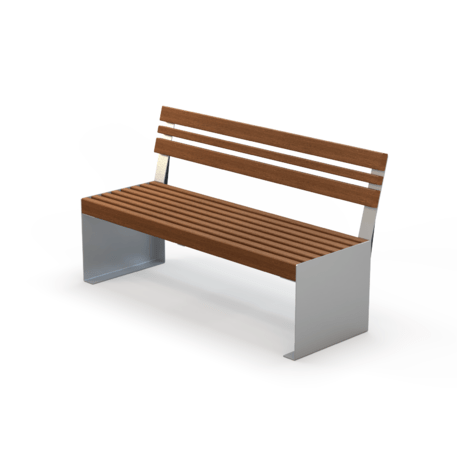 Metal bench 'BD/CAMELEO_LCA028.00_150cm/MDL'