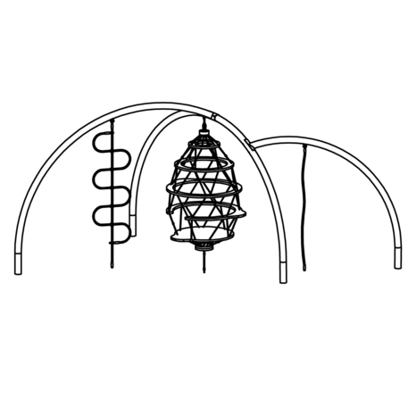 Children's playground element '8.000100_Bubble House 01'