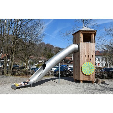 Children's playground element '3.20860 _Pentagonal Tower on Stilts'