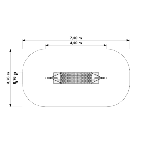 Hammock with stand 'MBG_001/P8601'