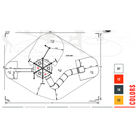 Children's playground element 'MBG-1026/CT 30-1001-12'