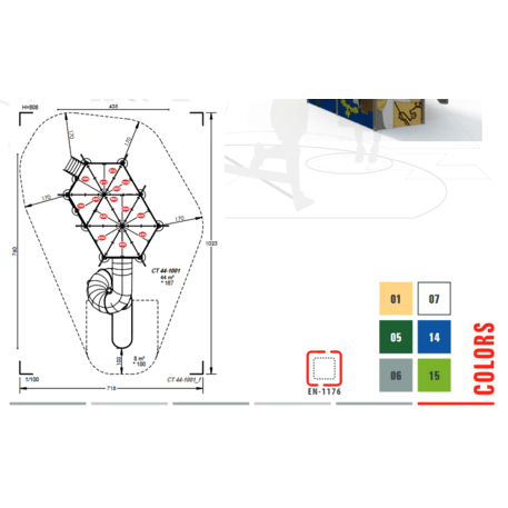 Children's playground element 'MBG-1036/CT 44-1001-14'