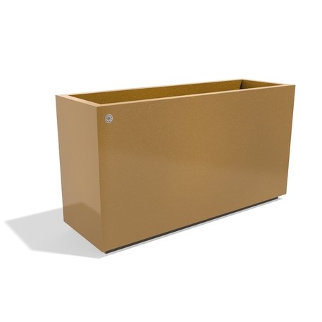 Metalinis lauko vazonas, gėlinė 'Premium / 150x38xH/63cm / BS-403'