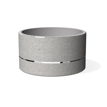 Apvalus betoninis terrazo vazonas (gėlinė) 'Premium / Ø230xH/125cm_BS-336'