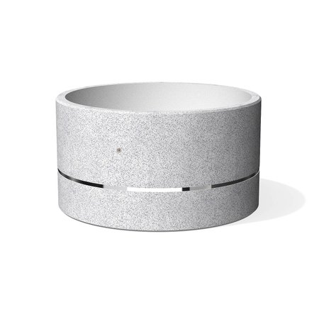 Apvalus betoninis terrazo vazonas (gėlinė) 'Premium / Ø230xH/125cm_BS-336'