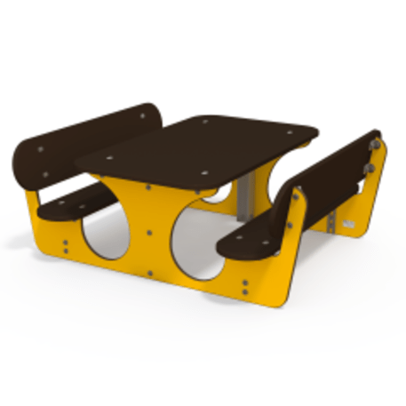 Žaidimų stalas su suolais vaikų aikštelėms 'MO_TA-4004-12'