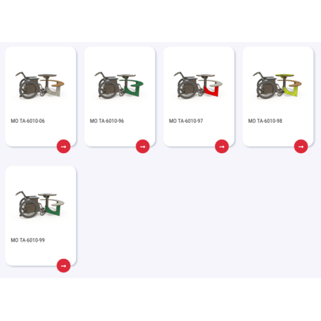 Žaidimų stalas su suolais vaikų aikštelėms 'MO_TA-6010-07'