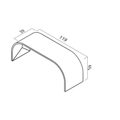 Betoninis lauko suolas 'Harmony / 001345'