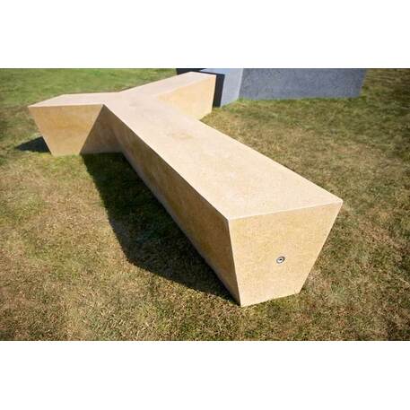 Betoninis lauko suolas 'Regular Trio / 001355'