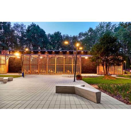 Betoninis lauko suolas 'Regular Trio / 001355'