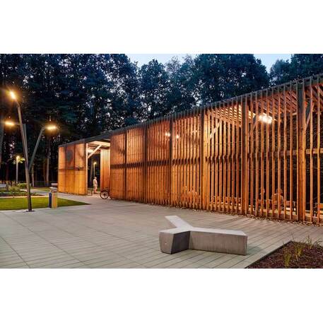 Betoninis lauko suolas 'Regular Trio / 001355'