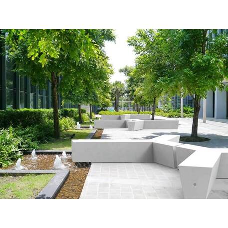 Betoninis lauko suolas 'Regular Trio / 001355'