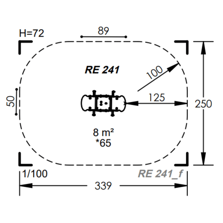 Spyruokliukas vaikų žaidimų aikštelėms 'MBG-1030_RE 241-19'