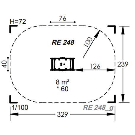 Spyruokliukas vaikų žaidimų aikštelėms 'MBG-1037_RE 248-18'