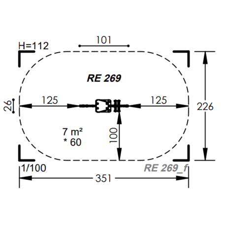 Spyruokliukas vaikų žaidimų aikštelėms 'MBG-1057_RE 269-11'