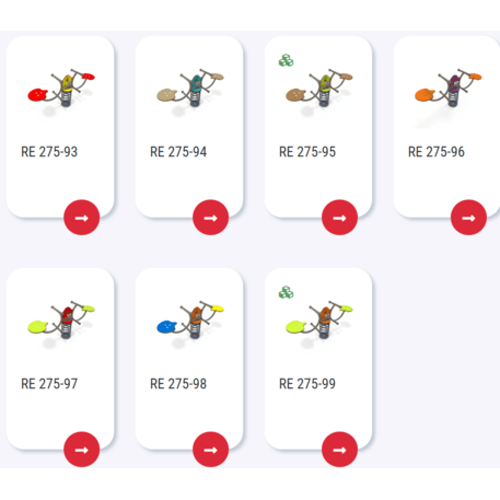Spyruokliukas vaikų žaidimų aikštelėms 'MBG-1061_RE 275-01'