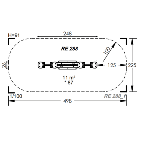 Spyruokliukas vaikų žaidimų aikštelėms 'MBG-1074_RE 288-12'