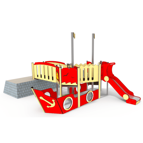  Vaikų žaidimo aikštelės kompleksas, kolekcija 'Piratų laivas / MBG-1189_CI 09-2002-Q03'