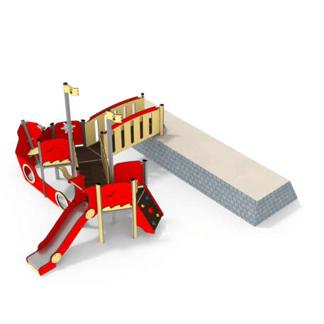  Vaikų žaidimo aikštelės kompleksas, kolekcija 'Piratų laivas / MBG-1189_CI 09-2002-Q03'