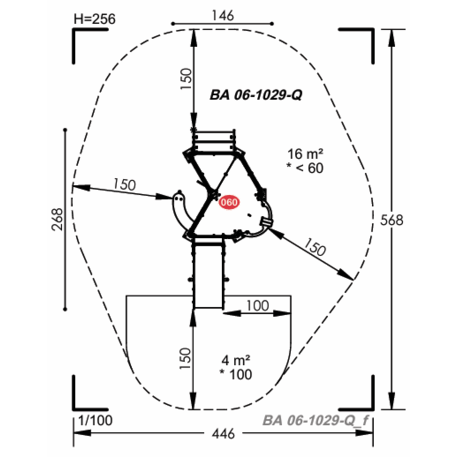 Vaikų žaidimų aikštelių įranga Baby linija – mažiesiems 'MBG-2069_BA 06-1029-Q99'