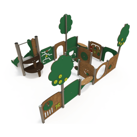 Vaikų žaidimų aikštelių įranga Baby linija – mažiesiems 'MBG-2086_BA 06-1045-A05'