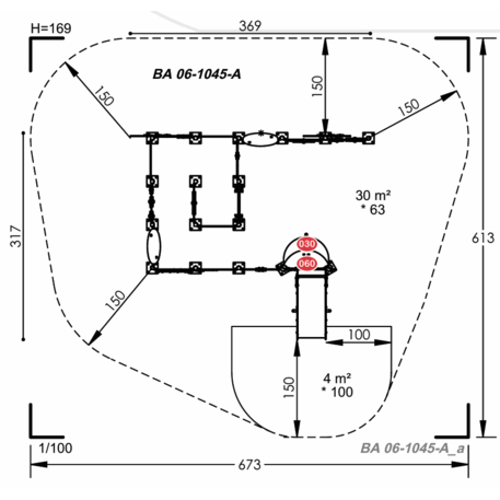 Vaikų žaidimų aikštelių įranga Baby linija – mažiesiems 'MBG-2086_BA 06-1045-A05'
