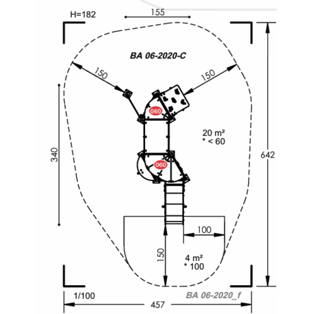 Vaikų žaidimų aikštelių įranga Baby linija – mažiesiems 'MBG-2109_BA 06-2020-C03'