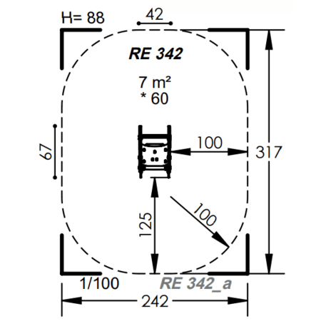 Spyruokliukas vaikų žaidimų aikštelėms 'MBG-1137_RE 342-07'
