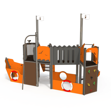  Vaikų žaidimo aikštelės kompleksas, kolekcija 'Piratų laivas / MBG-1205_CI 12-2002-Q98'