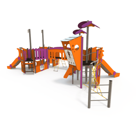  Vaikų žaidimo aikštelės kompleksas, kolekcija 'Piratų laivas / MBG-1215_CI 12-4001-T03'