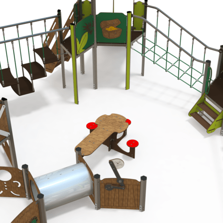  Vaikų žaidimo aikštelės kompleksas, kolekcija 'Piratų laivas / MBG-1224_CI 12-7001-T04'