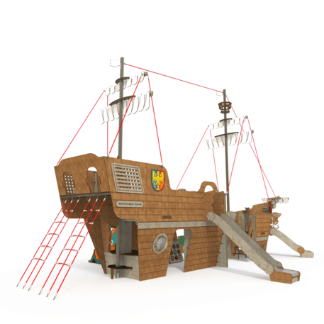  Vaikų žaidimo aikštelės kompleksas, kolekcija 'Piratų laivas / MBG-1234_CI 15-1010-T01'